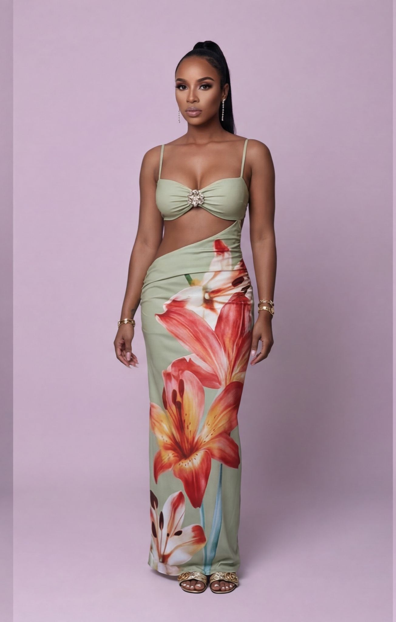 The Petal Whisper Maxi