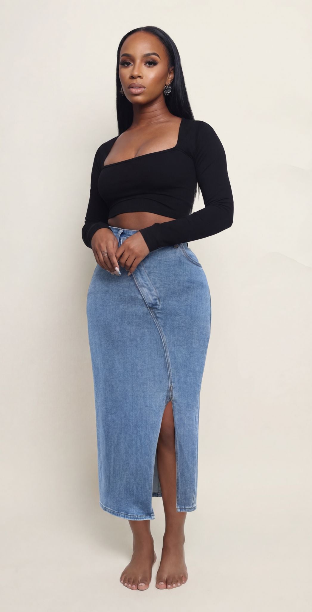 Not so basic Denim Skirt